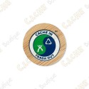 Pin's "Cache in, Trash out" Bambou