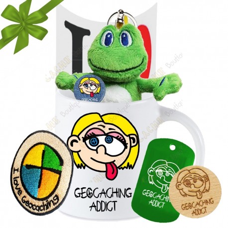 Multi-Pack "Geocaching Addict" Chica