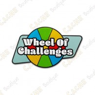 Géocoin "Wheel of Challenges"