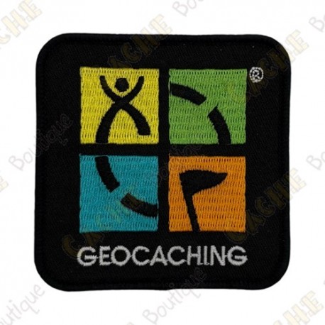 Patch Logo Geocaching - Noir