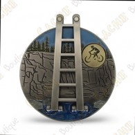 Géocoin "Celebrating 25 Years" + Micro coin