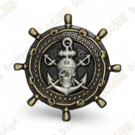 Géocoin "Pirate" Ship Wheel - 2026
