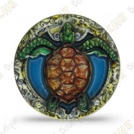 Géocoin "Sea Turtle" - Antique Brass