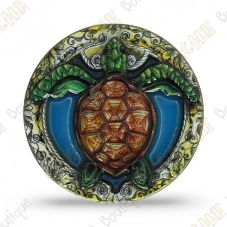 Géocoin "Sea Turtle" - Antique Brass